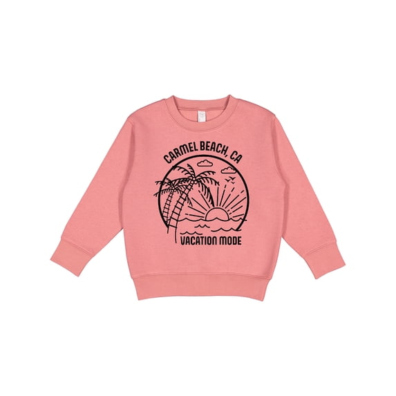 Inktastic Summer Vacation Mode Carmel Beach California Toddler Sweatshirt