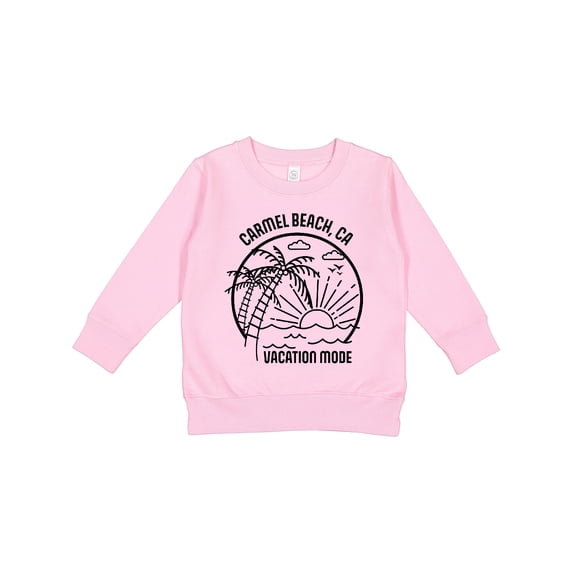 Inktastic Summer Vacation Mode Carmel Beach California Toddler Sweatshirt