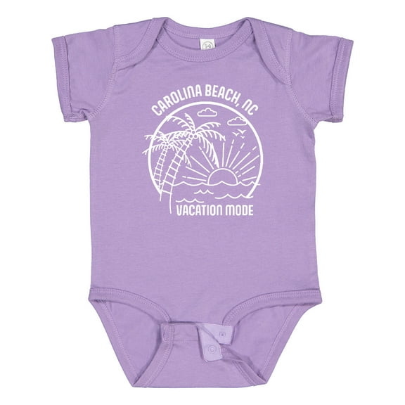 Inktastic Summer Vacation Mode Carolina Beach North Carolina Boys or Girls Baby Bodysuit