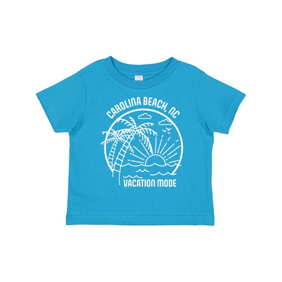 Inktastic Summer Vacation Mode Carolina Beach North Carolina Boys or Girls Toddler T-Shirt