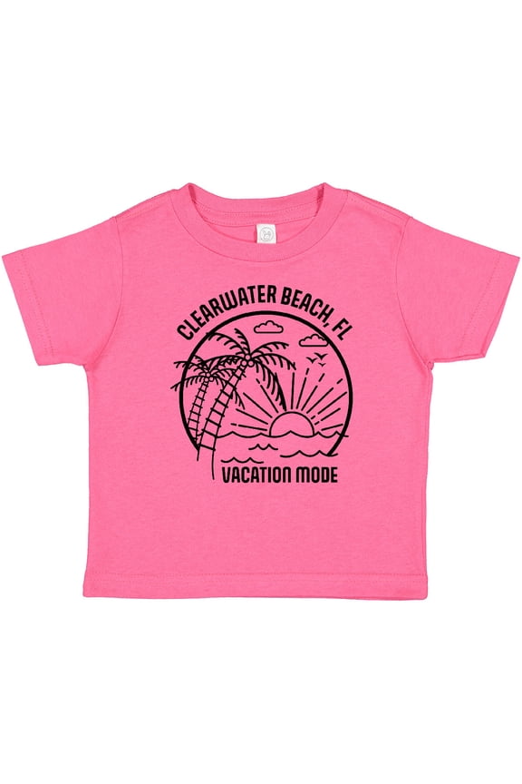 Summer Vacation Mode Clearwater Beach Florida Boys or Girls Baby T-Shirt
