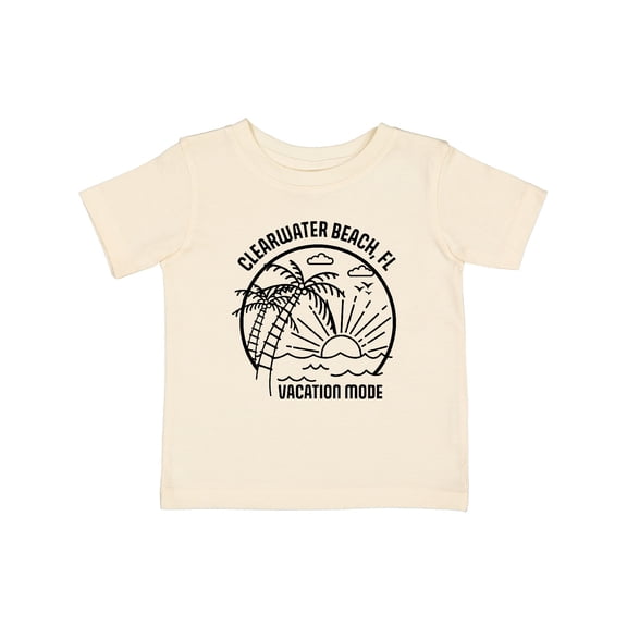 Inktastic Summer Vacation Mode Clearwater Beach Florida Boys or Girls Baby T-Shirt