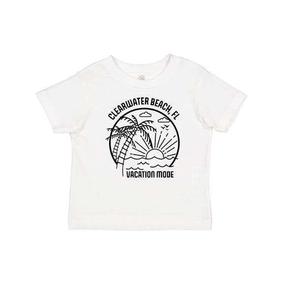 Inktastic Summer Vacation Mode Clearwater Beach Florida Boys or Girls Baby T-Shirt