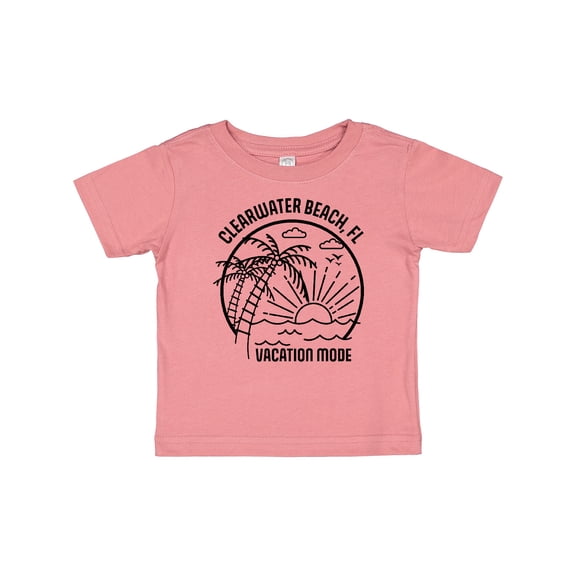 Inktastic Summer Vacation Mode Clearwater Beach Florida Boys or Girls Baby T-Shirt