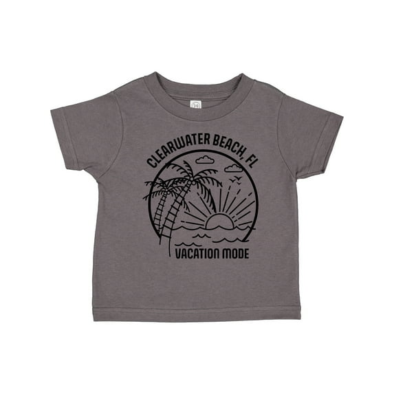 Inktastic Summer Vacation Mode Clearwater Beach Florida Boys or Girls Toddler T-Shirt