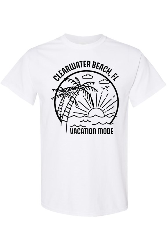 Summer Vacation Mode Clearwater Beach Florida T-Shirt