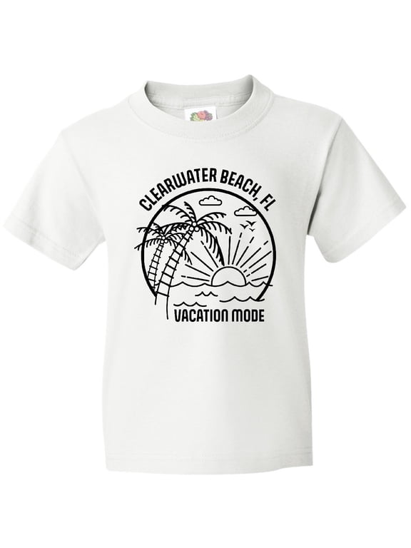 Summer Vacation Mode Clearwater Beach Florida Youth T-Shirt