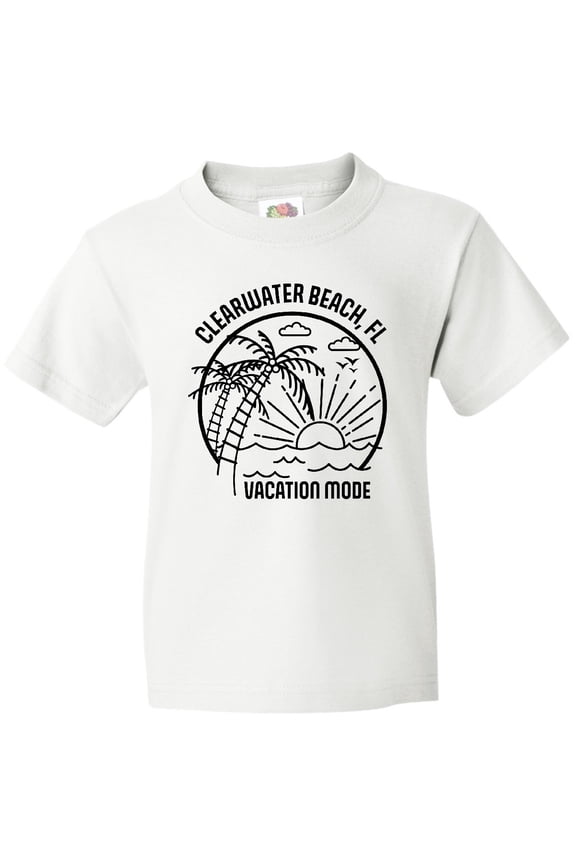 Summer Vacation Mode Clearwater Beach Florida Youth T-Shirt