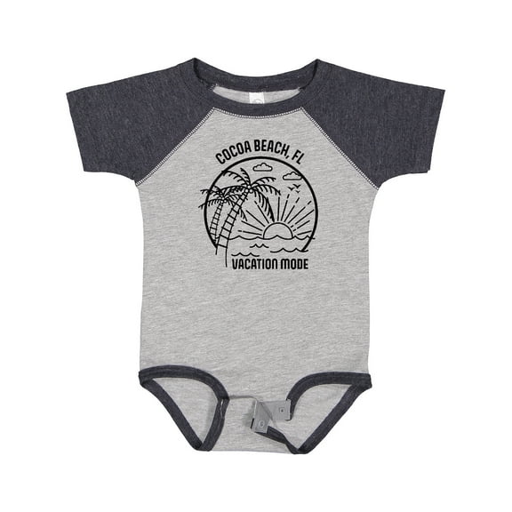 Inktastic Summer Vacation Mode Cocoa Beach Florida Boys or Girls Baby Bodysuit