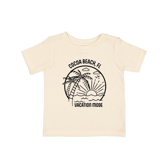 Inktastic Summer Vacation Mode Cocoa Beach Florida Boys or Girls Baby T-Shirt