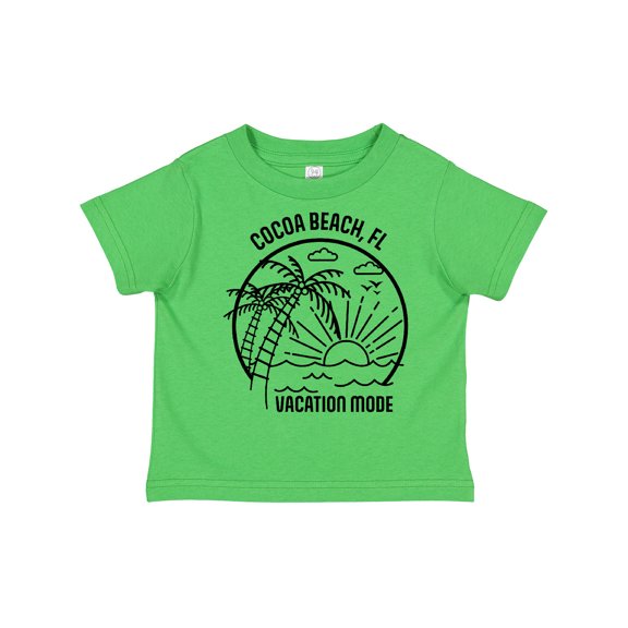 Inktastic Summer Vacation Mode Cocoa Beach Florida Boys or Girls Toddler T-Shirt