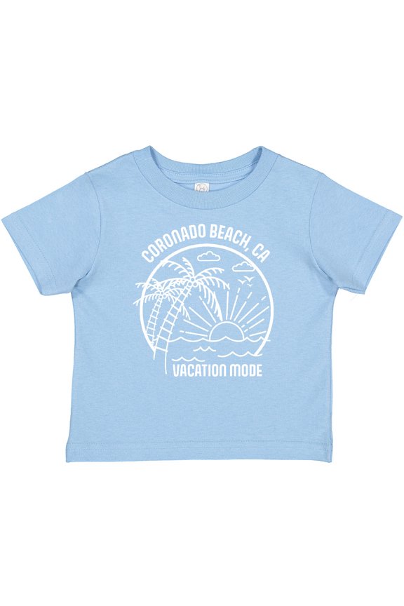 Summer Vacation Mode Coronado Beach California Boys or Girls Baby T-Shirt