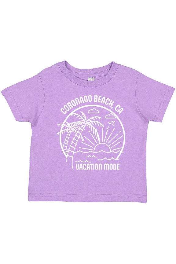 Summer Vacation Mode Coronado Beach California Boys or Girls Toddler T-Shirt