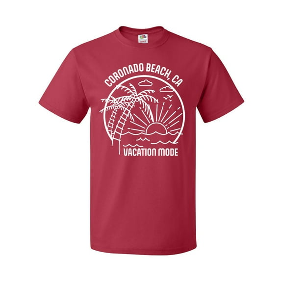 Inktastic Summer Vacation Mode Coronado Beach California T-Shirt