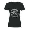 thumbnail image 1 of Inktastic Summer Vacation Mode Coronado Beach California Women's V-Neck T-Shirt, 1 of 5