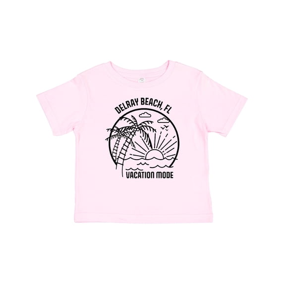 Inktastic Summer Vacation Mode Delray Beach Florida Boys or Girls Baby T-Shirt
