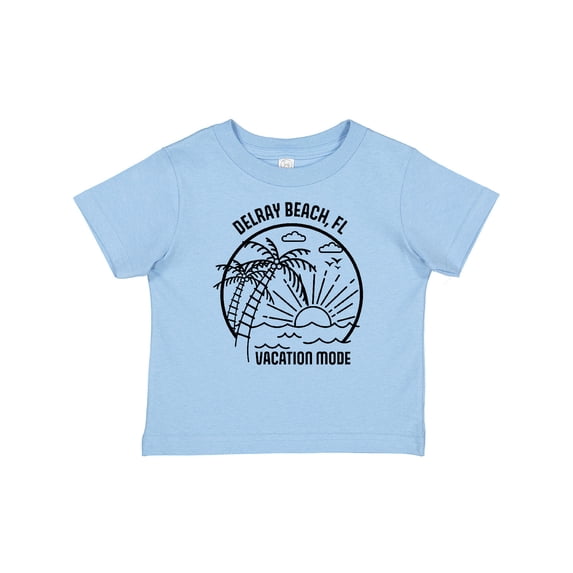 Inktastic Summer Vacation Mode Delray Beach Florida Boys or Girls Baby T-Shirt