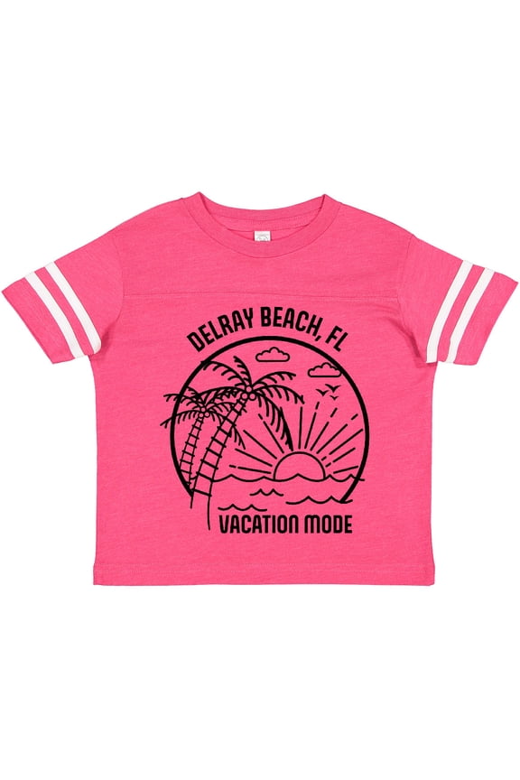Summer Vacation Mode Delray Beach Florida Boys or Girls Toddler T-Shirt
