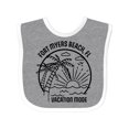 thumbnail image 1 of Inktastic Summer Vacation Mode Fort Myers Beach Florida Boys or Girls Baby Bib, 1 of 4