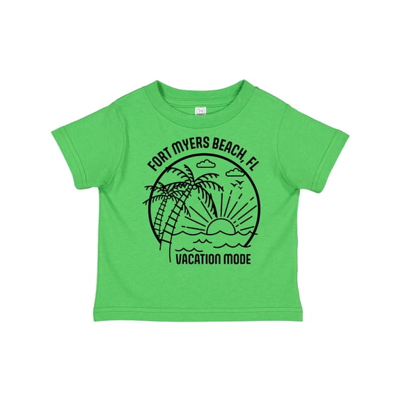 Inktastic Summer Vacation Mode Fort Myers Beach Florida Boys or Girls Toddler T-Shirt