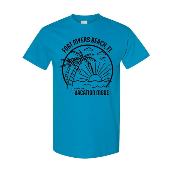 Inktastic Summer Vacation Mode Fort Myers Beach Florida T-Shirt