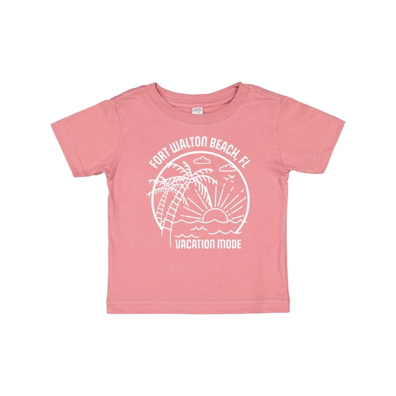 Inktastic Summer Vacation Mode Fort Walton Beach Florida Boys or Girls Baby T-Shirt