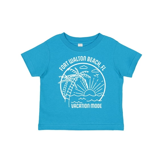 Inktastic Summer Vacation Mode Fort Walton Beach Florida Boys or Girls Toddler T-Shirt