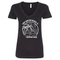 thumbnail image 1 of Inktastic Summer Vacation Mode Fort Walton Beach Florida Women's V-Neck T-Shirt, 1 of 5