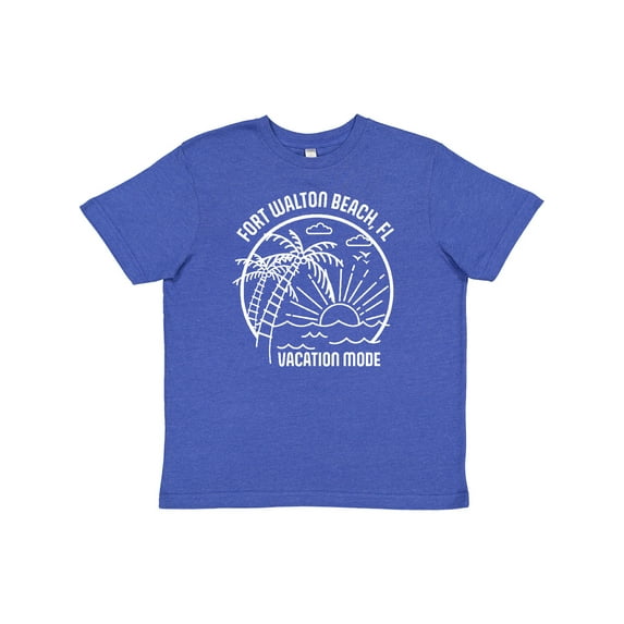 Inktastic Summer Vacation Mode Fort Walton Beach Florida Youth T-Shirt