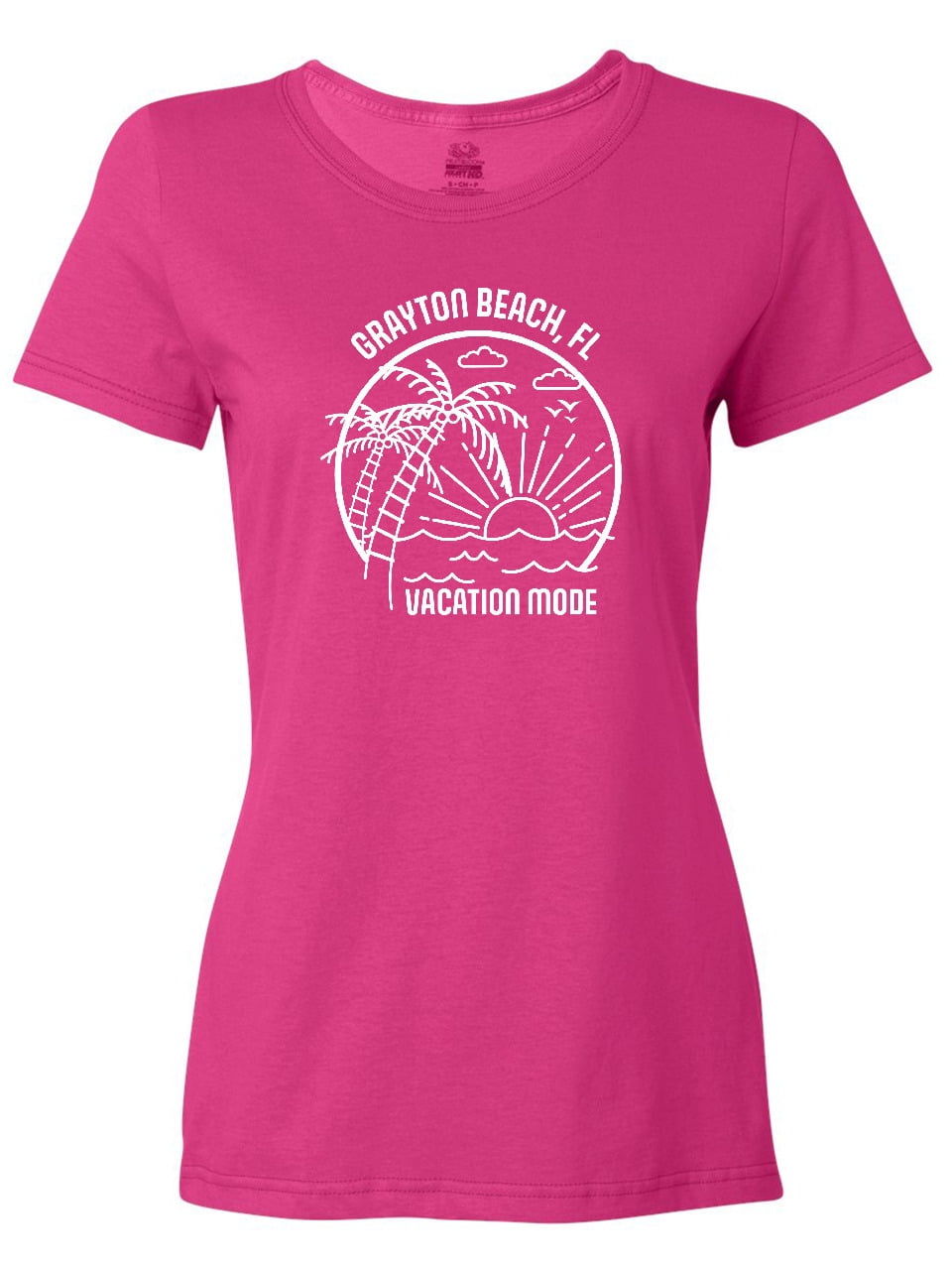 Inktastic Summer Vacation Mode Grayton Beach Florida Women's TShirt