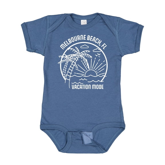 Inktastic Summer Vacation Mode Melbourne Beach Florida Boys or Girls Baby Bodysuit