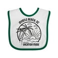 thumbnail image 1 of Inktastic Summer Vacation Mode Myrtle Beach South Carolina Boys or Girls Baby Bib, 1 of 4
