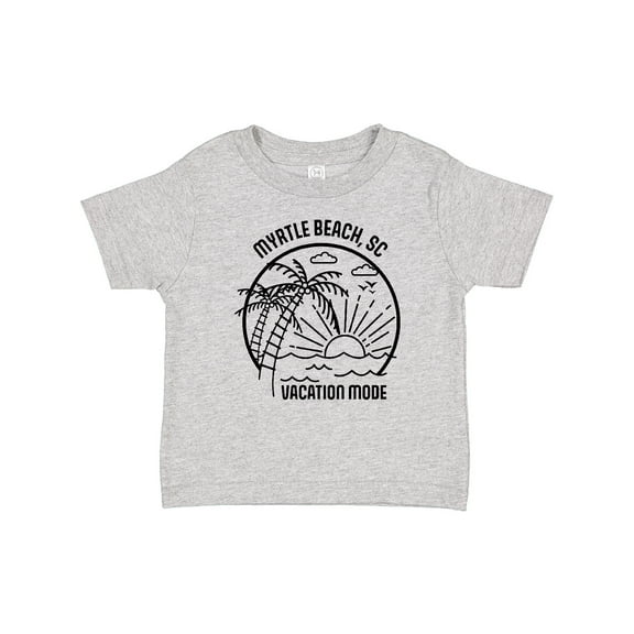 Inktastic Summer Vacation Mode Myrtle Beach South Carolina Boys or Girls Baby T-Shirt