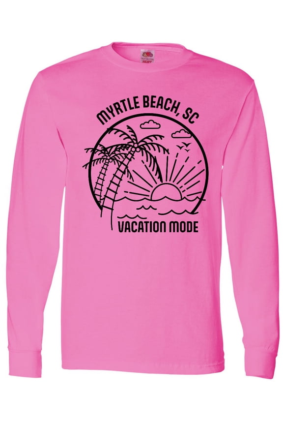 Summer Vacation Mode Myrtle Beach South Carolina Long Sleeve T-Shirt