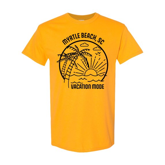 Inktastic Summer Vacation Mode Myrtle Beach South Carolina T-Shirt