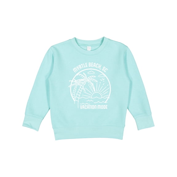 Inktastic Summer Vacation Mode Myrtle Beach South Carolina Toddler Sweatshirt