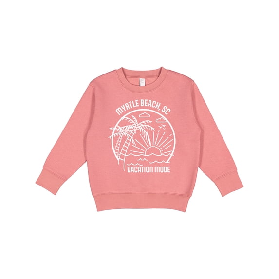 Inktastic Summer Vacation Mode Myrtle Beach South Carolina Toddler Sweatshirt