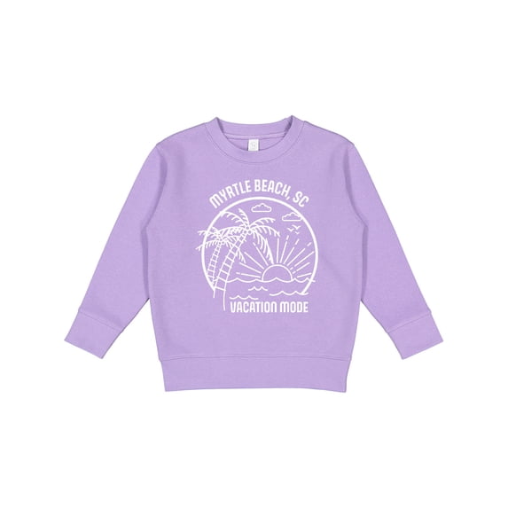 Inktastic Summer Vacation Mode Myrtle Beach South Carolina Toddler Sweatshirt