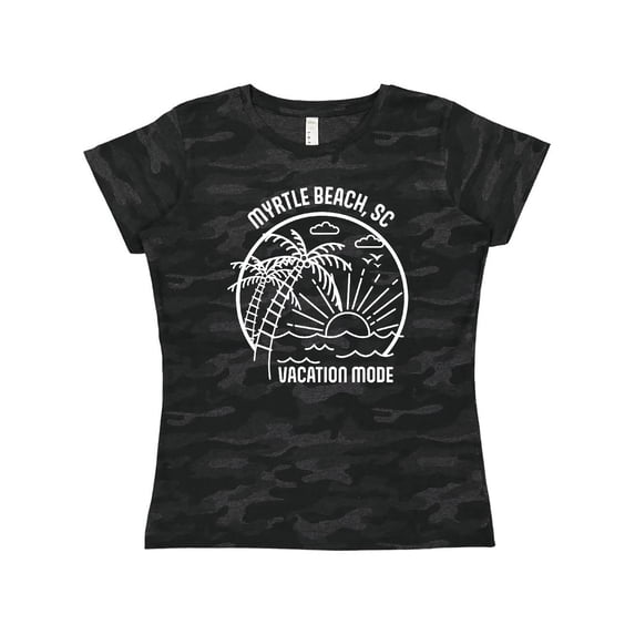 Inktastic Summer Vacation Mode Myrtle Beach South Carolina Women's T-Shirt