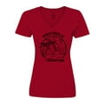 thumbnail image 1 of Inktastic Summer Vacation Mode Myrtle Beach South Carolina Women's V-Neck T-Shirt, 1 of 5
