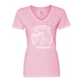 thumbnail image 1 of Inktastic Summer Vacation Mode Myrtle Beach South Carolina Women's V-Neck T-Shirt, 1 of 5