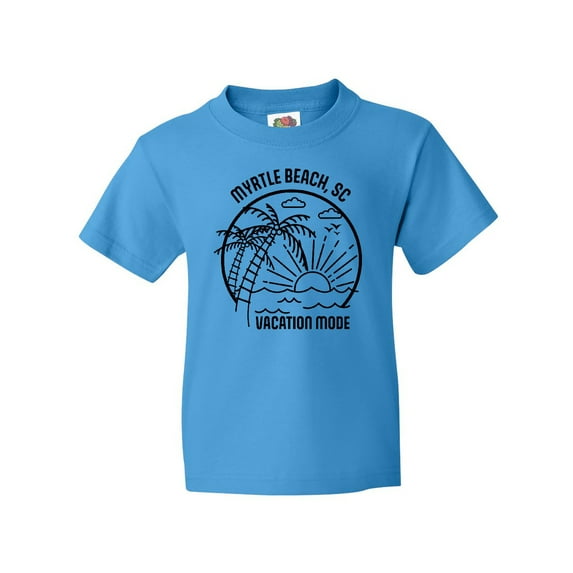 Inktastic Summer Vacation Mode Myrtle Beach South Carolina Youth T-Shirt