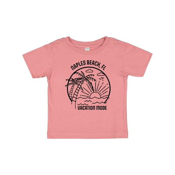 Inktastic Summer Vacation Mode Naples Beach Florida Boys or Girls Baby T-Shirt