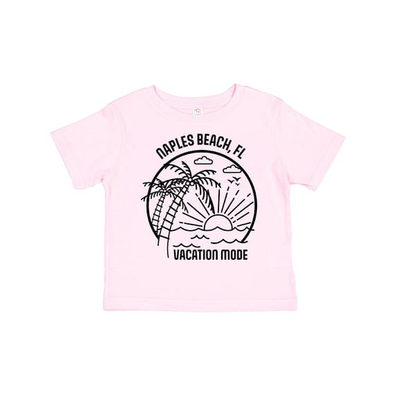 Inktastic Summer Vacation Mode Naples Beach Florida Boys or Girls Toddler T-Shirt