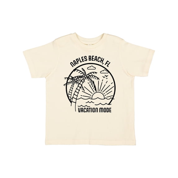 Inktastic Summer Vacation Mode Naples Beach Florida Boys or Girls Toddler T-Shirt