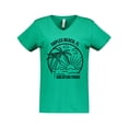 thumbnail image 1 of Inktastic Summer Vacation Mode Naples Beach Florida Women's V-Neck T-Shirt, 1 of 5