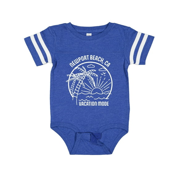Inktastic Summer Vacation Mode Newport Beach California Boys or Girls Baby Bodysuit