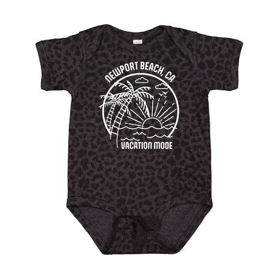 Inktastic Summer Vacation Mode Newport Beach California Boys or Girls Baby Bodysuit