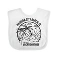 thumbnail image 1 of Inktastic Summer Vacation Mode Panama City Beach Florida Boys or Girls Baby Bib, 1 of 4