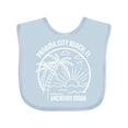 thumbnail image 1 of Inktastic Summer Vacation Mode Panama City Beach Florida Boys or Girls Baby Bib, 1 of 4